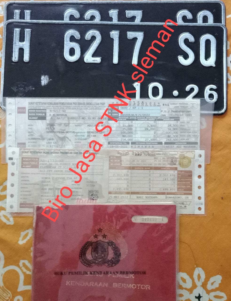 Biro Jasa STNK Yogya Terdekat
