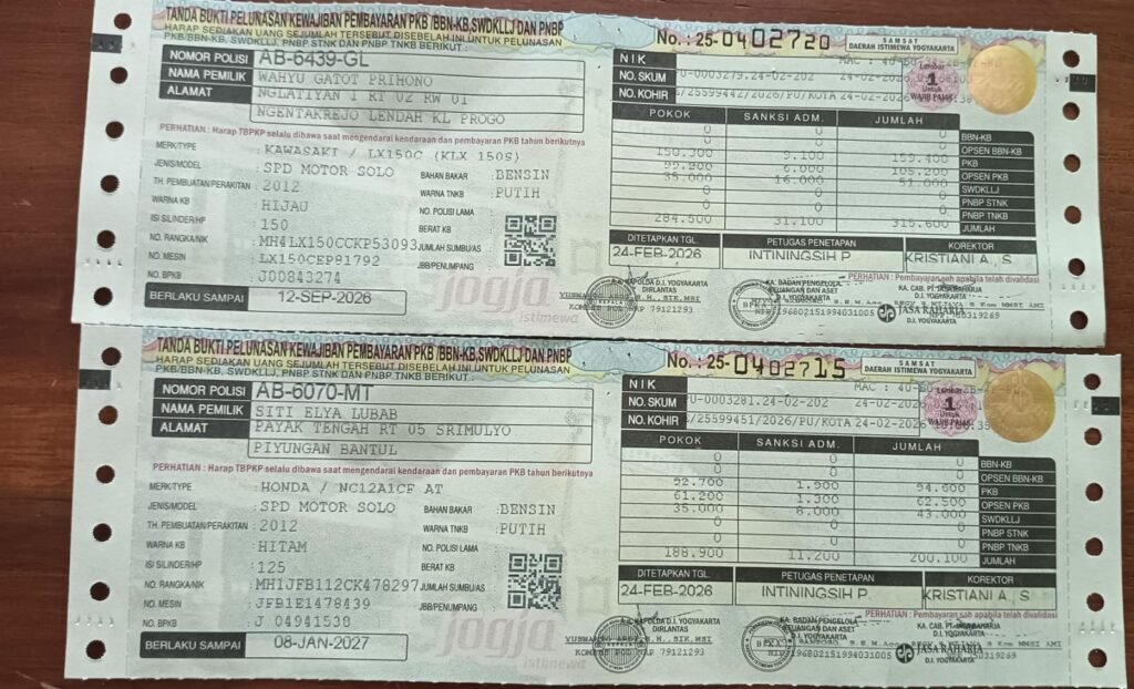 jasa cetak notice stnk